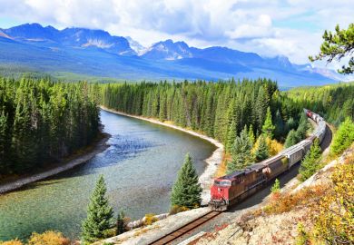 Canadian Pacific Railway in Banff National Park