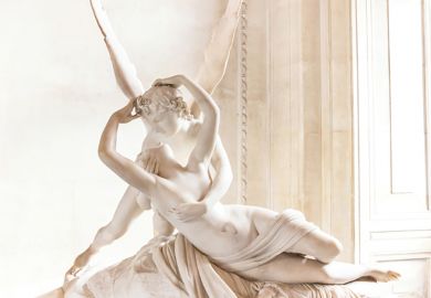 Antonio Canova's statue Cupid and Psyche.