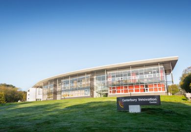 Canterbury Innovation Centre building at University of Kent