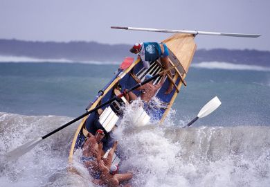 Capsizing boat