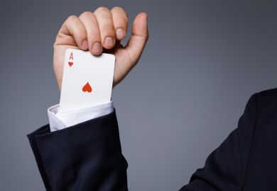 card trick ace up the sleeve