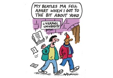 Cartoon about master’s degree on the Beatles Cartoon about master’s degree on the Beatles