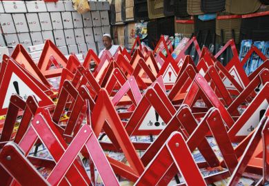 Caution hazard road signs Caution hazard road signs