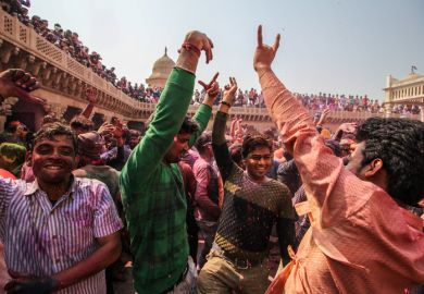 Celebrating the Hindu festival of Holi Celebrating Holi