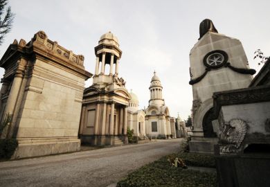 Cemetery in Italy Cemetery in Italy