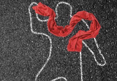 Chalk outline of a man Chalk outline of a man