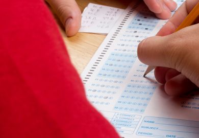Cheating on a test Cheating on a test