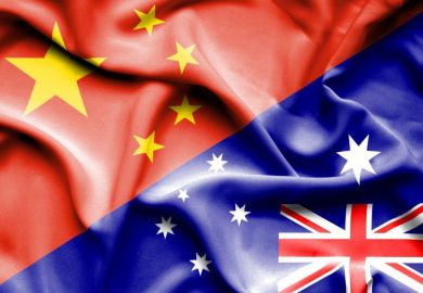China Australia flag