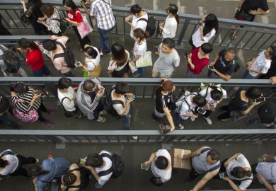 China queue