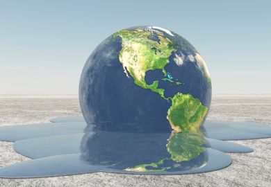 World melting Climate change in action