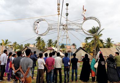 Colombian acrobats Colombian acrobats
