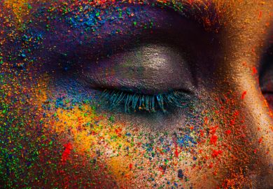 Colourful eye
