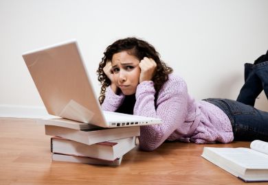 Stressed student Stressed student