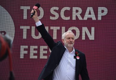 Jeremy Corbyn and tuition fees pledge