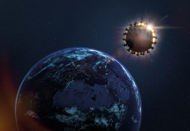 Earth eclipsed by coronavirus