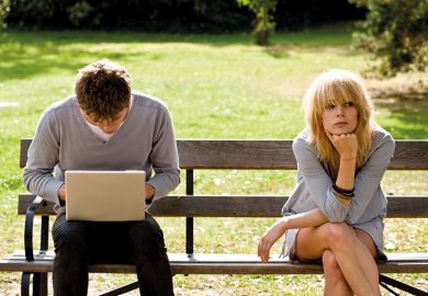 Couple on bench