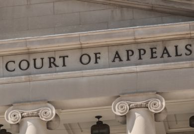 A court of appeal nameplate