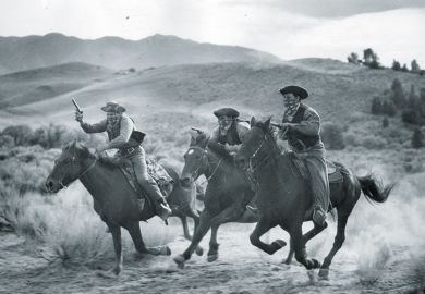 Cowboys at a gallop