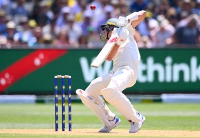 Pat Cummins of Australia ducks to avoid the ball whilst batting during day two of the Second Test Match between Australia and Pakistan at Melbourne Cricket Ground. To illustrate that the Atec bill ‘sidesteps reform’ of Job-ready Graduates scheme