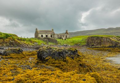 A Scottish crofter's cottage 