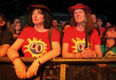 Crowd of fans in concert audience, Glasgow Crowd of fans in concert audience, Glasgow
