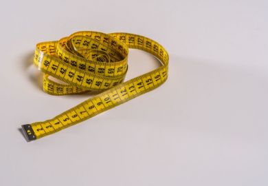 Crumpled tape measure Crumpled tape measure