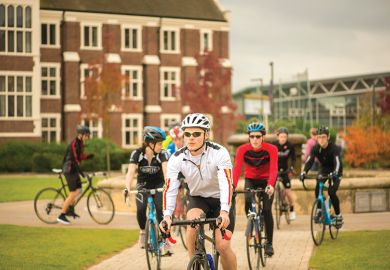 Cycling at Loughborough University