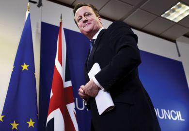 David Cameron leaves a European Union leaders summit David Cameron leaves a European Union leaders summit
