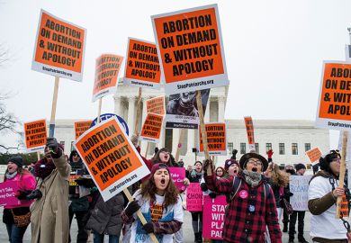 Abortion protest