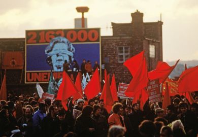 Demonstration against unemployment, Liverpool, England, 1981 Demonstration against unemployment, Liverpool, England, 1981