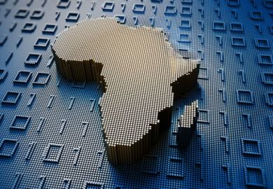 A digital map of Africa A digital map of Africa