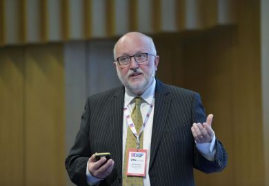 Dirk van Damme speaks at the THE World Academic Summit