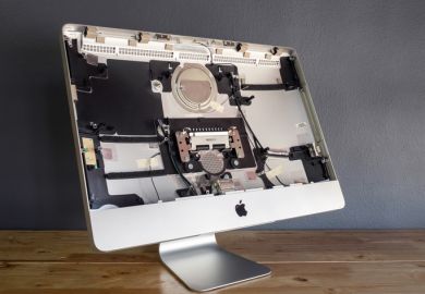 Disassembled Apple iMac computer Disassembled Apple iMac computer