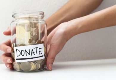 Donation money jar Donation money jar
