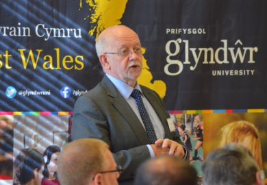 Graham Upton, vice-chancellor of Glyndwr University