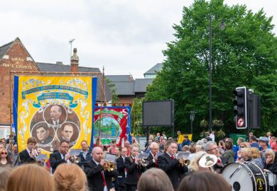 Durham, UK - 13th July 2019 135th Durham Miner's Gala aka Big Meeting.