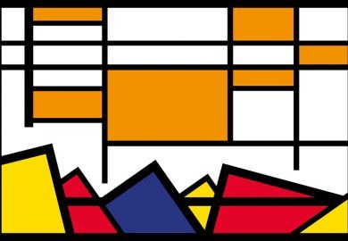 Cover based on Mondrian