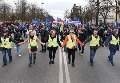 Unite for Europe march in Warsaw Unite for Europe march in Warsaw