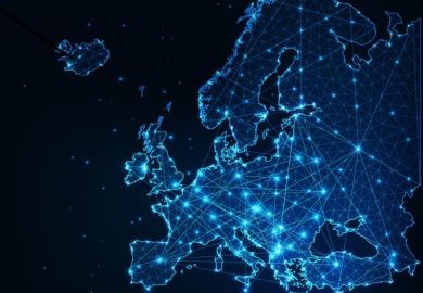 A network map of Europe A network map of Europe