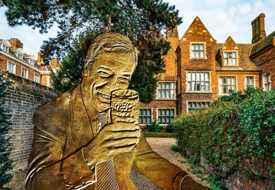 Nigel Farage statue on college campus
