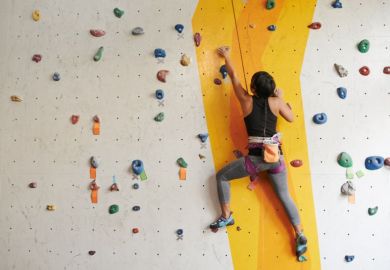 female climber
