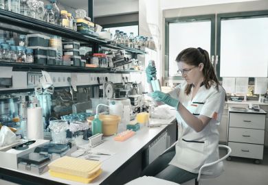 Female scientist in lab
