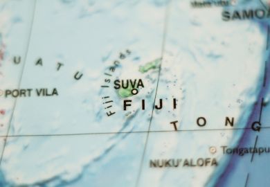 Map of Fiji