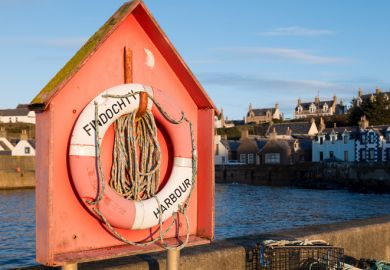 Findochty Harbour Lifebuoy