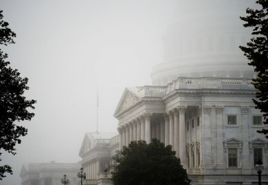 Foggy Capitol Building
