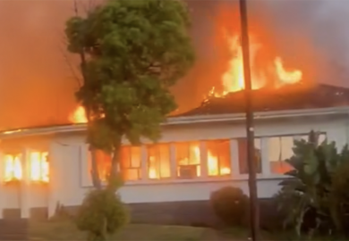 The fire at the University of Fort Hare The fire at the University of Fort Hare