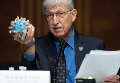 Francis Collins, outgoing director of the US National Institutes of Health