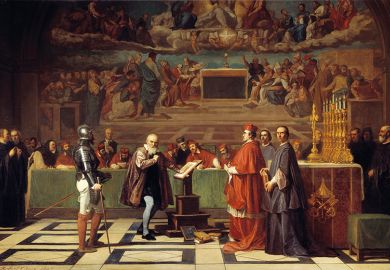 Galileo’s work in astronomy and physics brought him into conflict with the Catholic Church  Galileo’s work in astronomy and physics brought him into conflict with the Catholic Church