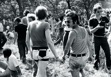 Gathering of members of the Gay Liberation Movement