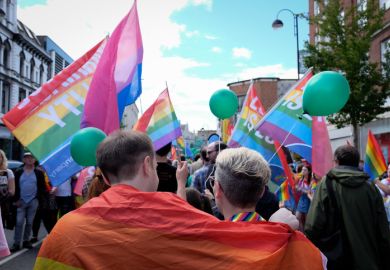 Gay Pride parade in Belfast, Northern Ireland Gay Pride parade in Belfast, Northern Ireland